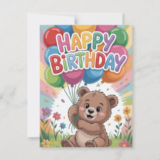 Cartão Postal Feliz aniversário