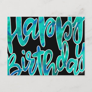 Cartão Postal Feliz Aniversário