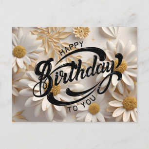 Cartão Postal Feliz Aniversário