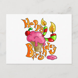 Cartão Postal Feliz aniversário