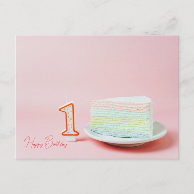 CARTÃO POSTAL FELIZ ANIVERSÁRIO (Frente)