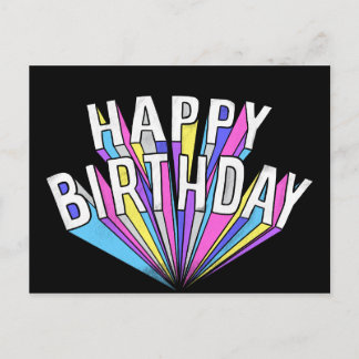 Cartão Postal Feliz aniversário