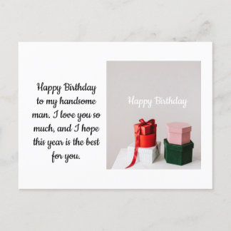 Cartão Postal Feliz aniversário