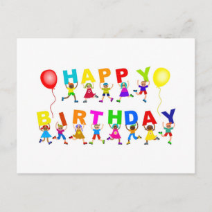 Cartão Postal Feliz aniversário