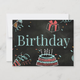 CARTÃO POSTAL FELIZ ANIVERSÁRIO