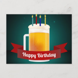 Cartão Postal feliz aniversário