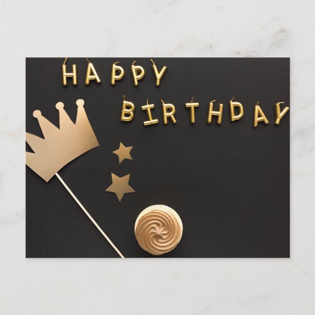 Cartão Postal Feliz Aniversário (Frente)