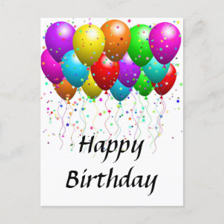 Cartão postal - feliz aniversário