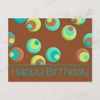 Cartão Postal Feliz aniversário