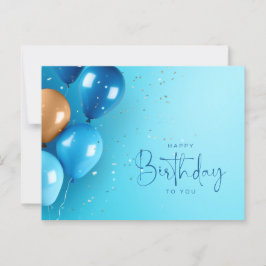 Cartão Postal Feliz aniversário a você 