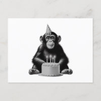 Feliz Aniversário Chimpanzé