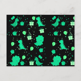 Cartão Postal Feliz Aniversário da Dinomight