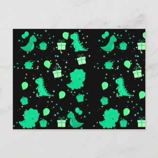 Cartão Postal Feliz Aniversário da Dinomight