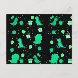 Cartão Postal Feliz Aniversário da Dinomight