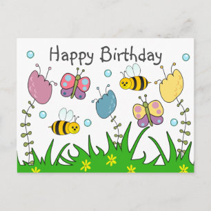 Cartão Postal Feliz Aniversário da Natureza
