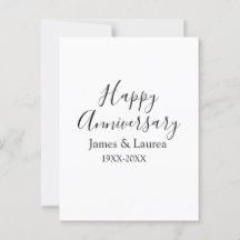 Feliz aniversário de casamento nome data ano simpl