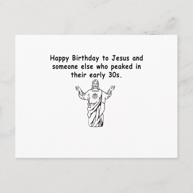 Cartão Postal Feliz aniversário de dezembro 30 alguma coisa (Frente)