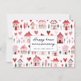 Cartão Postal Feliz Aniversário do Lar Casa Bonita Casas Imobili