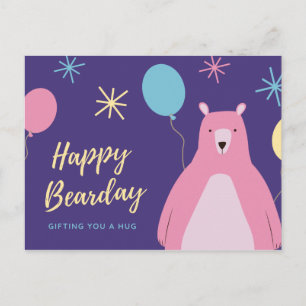 Cartão Postal Feliz aniversário - Engraçado