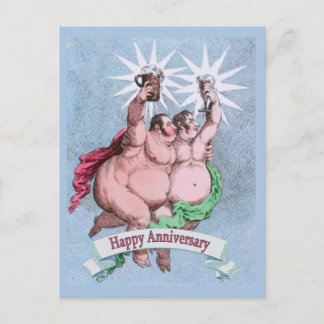 Cartão Postal Feliz Aniversário Gay