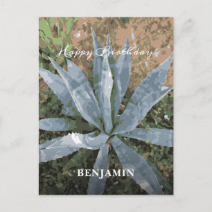 Cartão Postal Feliz Aniversário Homens Aquícolas Personalizam Pl