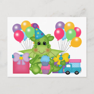 Cartão Postal Feliz Aniversário Infantil