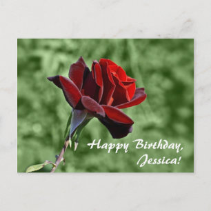 Cartão Postal Feliz Aniversário, Jessica! Cartão-postal