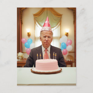 Cartão Postal Feliz aniversário Joe