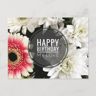 Cartão Postal Feliz Aniversário Meu Amor