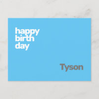 Feliz Aniversário minimal simples moderno 