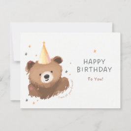 Cartão Postal Feliz aniversário para você legal