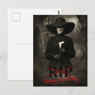 Cartão Postal Feliz Aniversário Sarcástico
