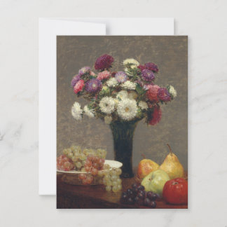 Cartão Postal Feliz aniversário Vintage Impressionista Arte