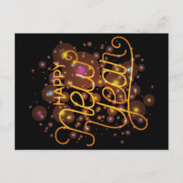 Cartão Postal Feliz ano novo