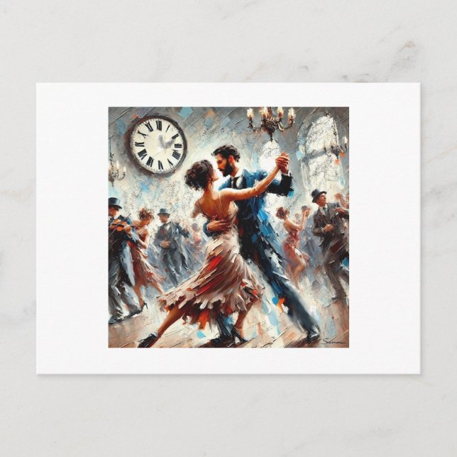 Cartão Postal Feliz ano novo, (Frente)