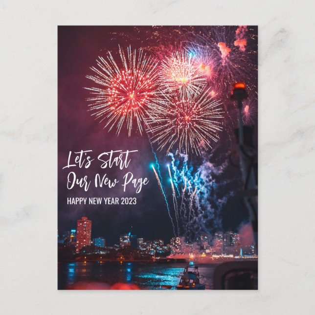 Cartão Postal Feliz ano novo 2023 (Frente)