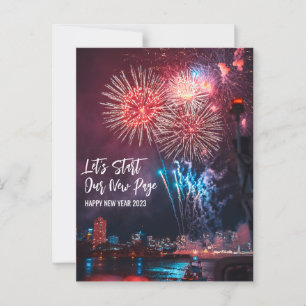 Cartão Postal Feliz ano novo 2023