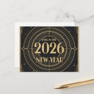 CARTÃO POSTAL FELIZ ANO NOVO 2026