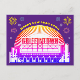Cartão Postal Feliz ano novo do Cartão-postal Griffintown