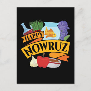 Cartão Postal Feliz Ano Novo Persa de Nowruz