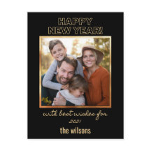 feliz ano novo preto e dourado - foto de classe