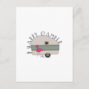 Cartão Postal Feliz Camper