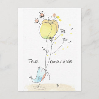 Cartão Postal Feliz Cumpleaños