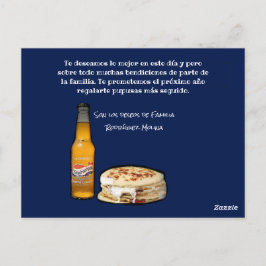 Cartão Postal Feliz Cumpleaños a el Comelón de Pupusas