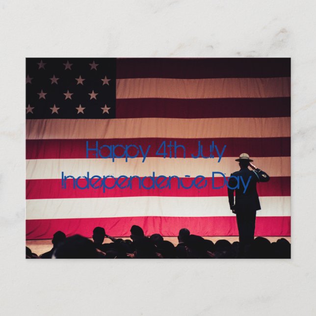 Cartão Postal Feliz Dia da Independência (Frente)