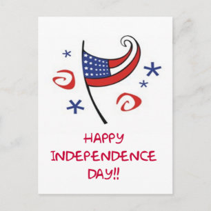 Cartão Postal Feliz Dia da Independência