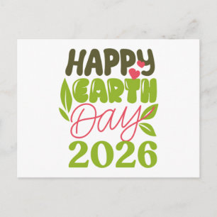 Cartão Postal Feliz Dia da Terra 2026