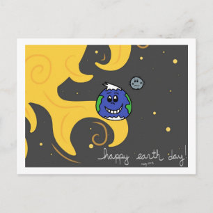 Cartão Postal Feliz Dia da Terra - Cartão-postal