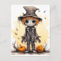 Feliz Dia das Bruxas | Cute Scarecrow Ragdoll