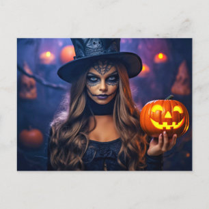 Cartão Postal Feliz Dia das Bruxas Fique Witchy